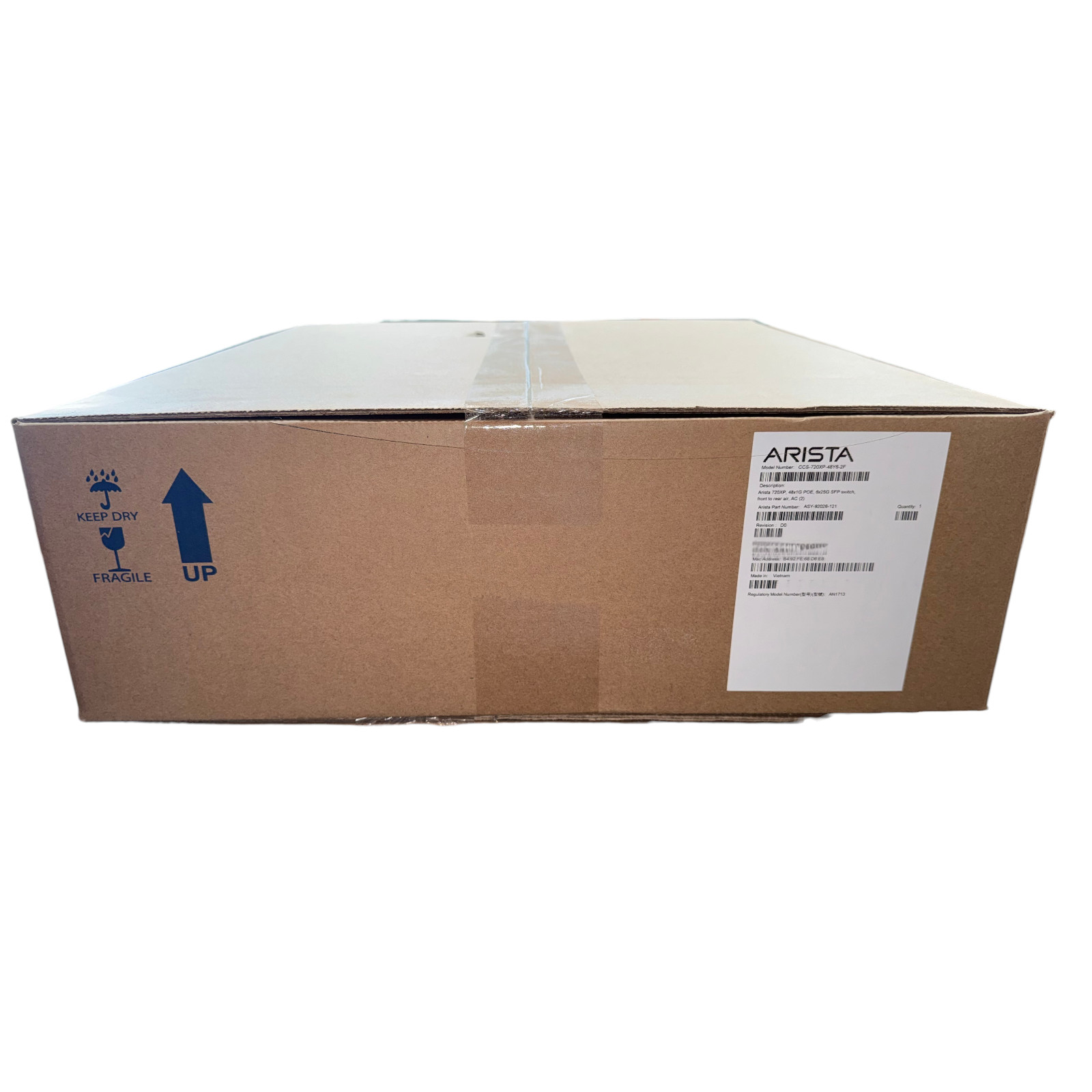NEW Arista CCS-720XP-48Y6-2F Switch - 48x 1G PoE - 6x 25G SFP- 2x AC PSU