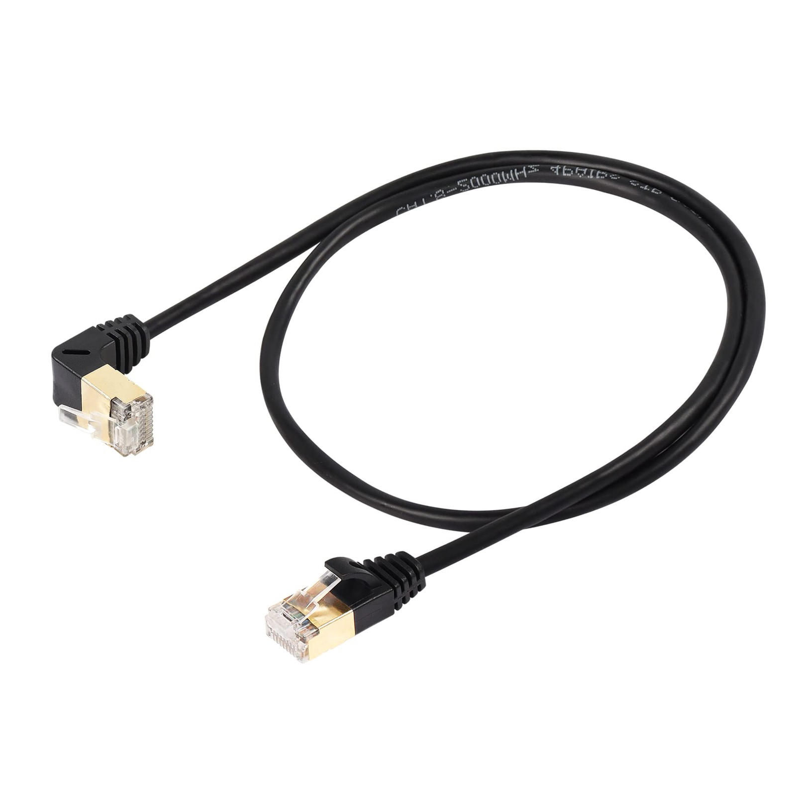 90 Degree Cat8 Ethernet Cable, High Speed 40Gbps 2000Mhz Network Cord, with G...