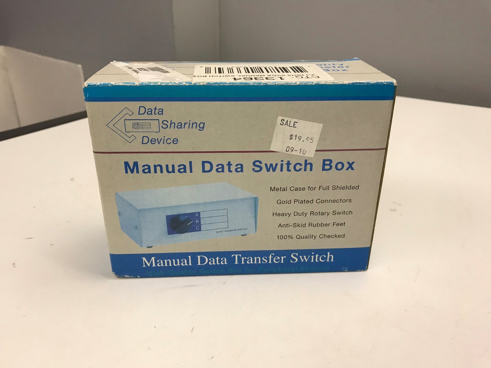 2-PORT AB, 2 Way Switch Box, HD15 (VGA) Female  *New In Box*