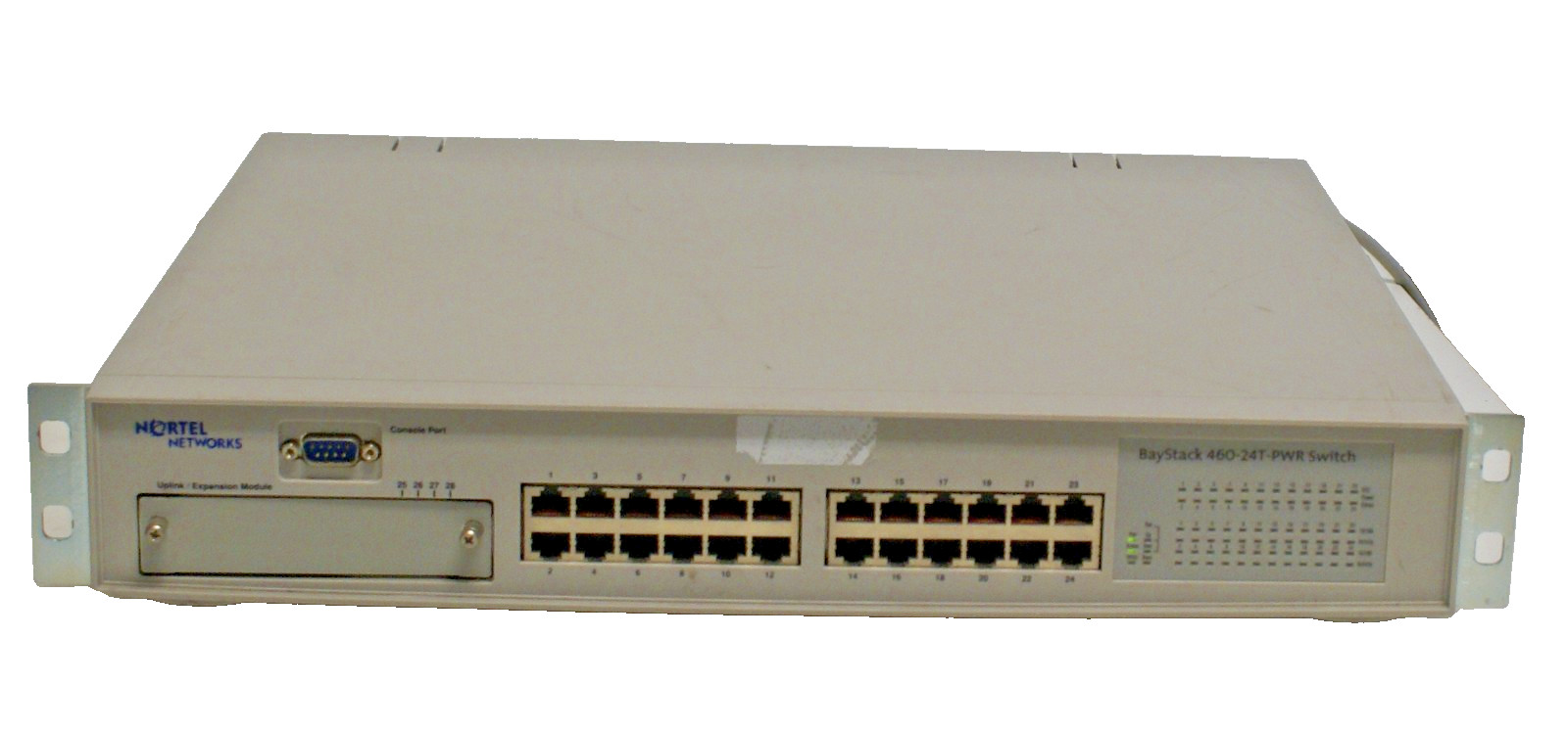 Nortel Networks BayStack 460-24T-PWR 24-Port Gb Network Switch BS460 213314-AR09