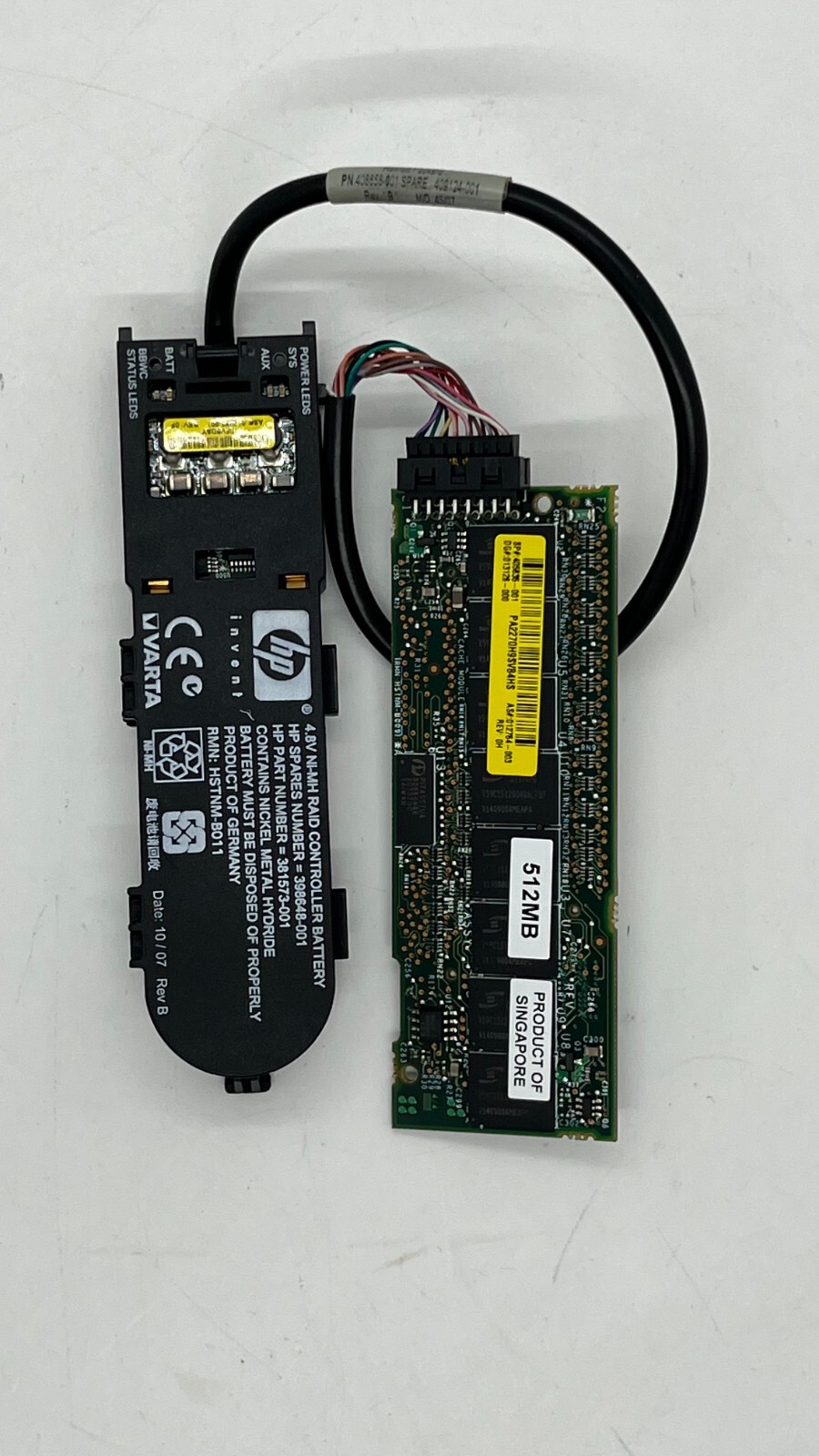 HP 256MB Cache Memory with Battery 405835-001 012764-003 012695-001 (Tested)