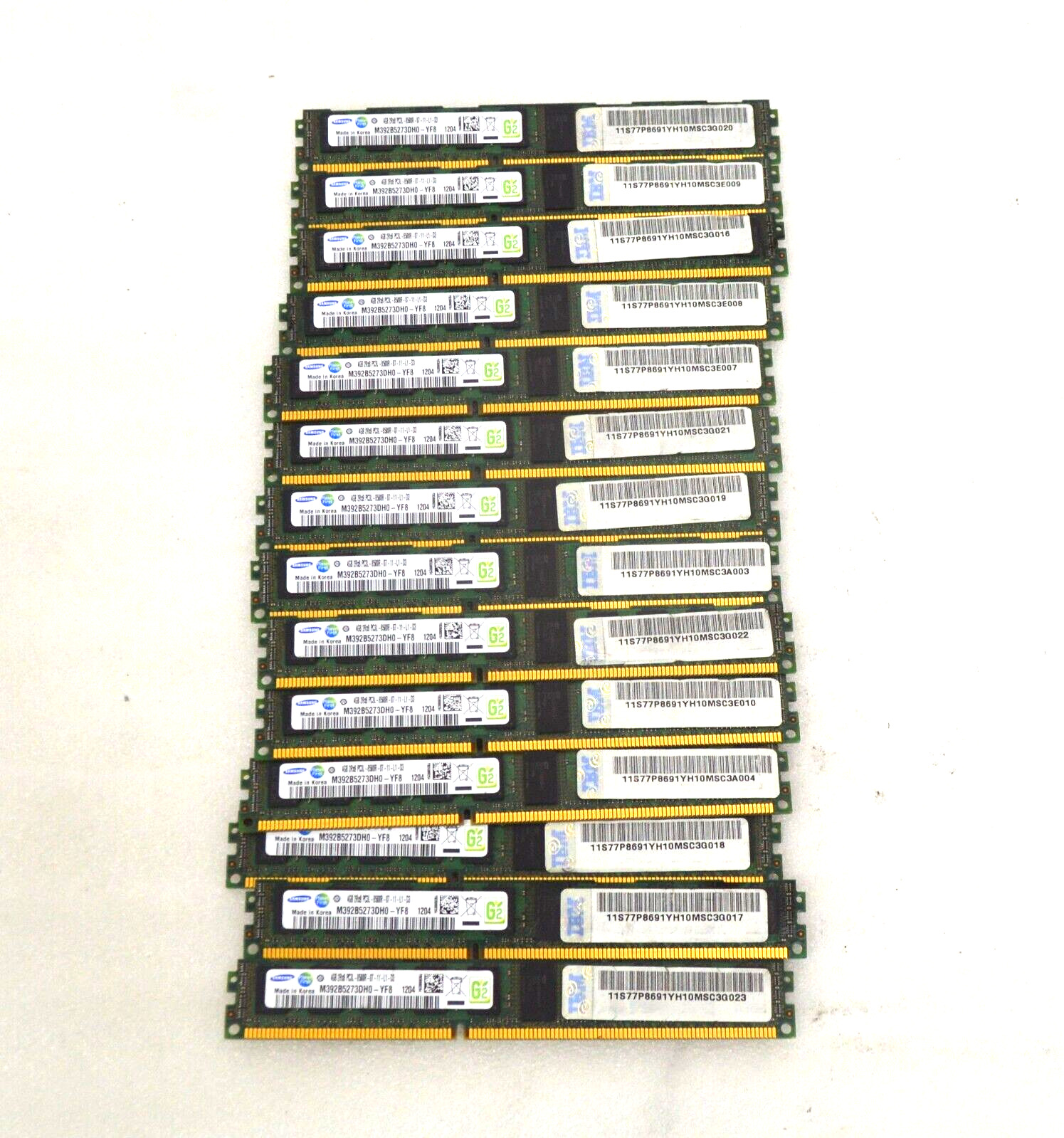 56Gb Samsung (14x4GB) 2RX8 PC3L-8500R-07-11-L1-D3 ECC LOW PROFILE Server RAM