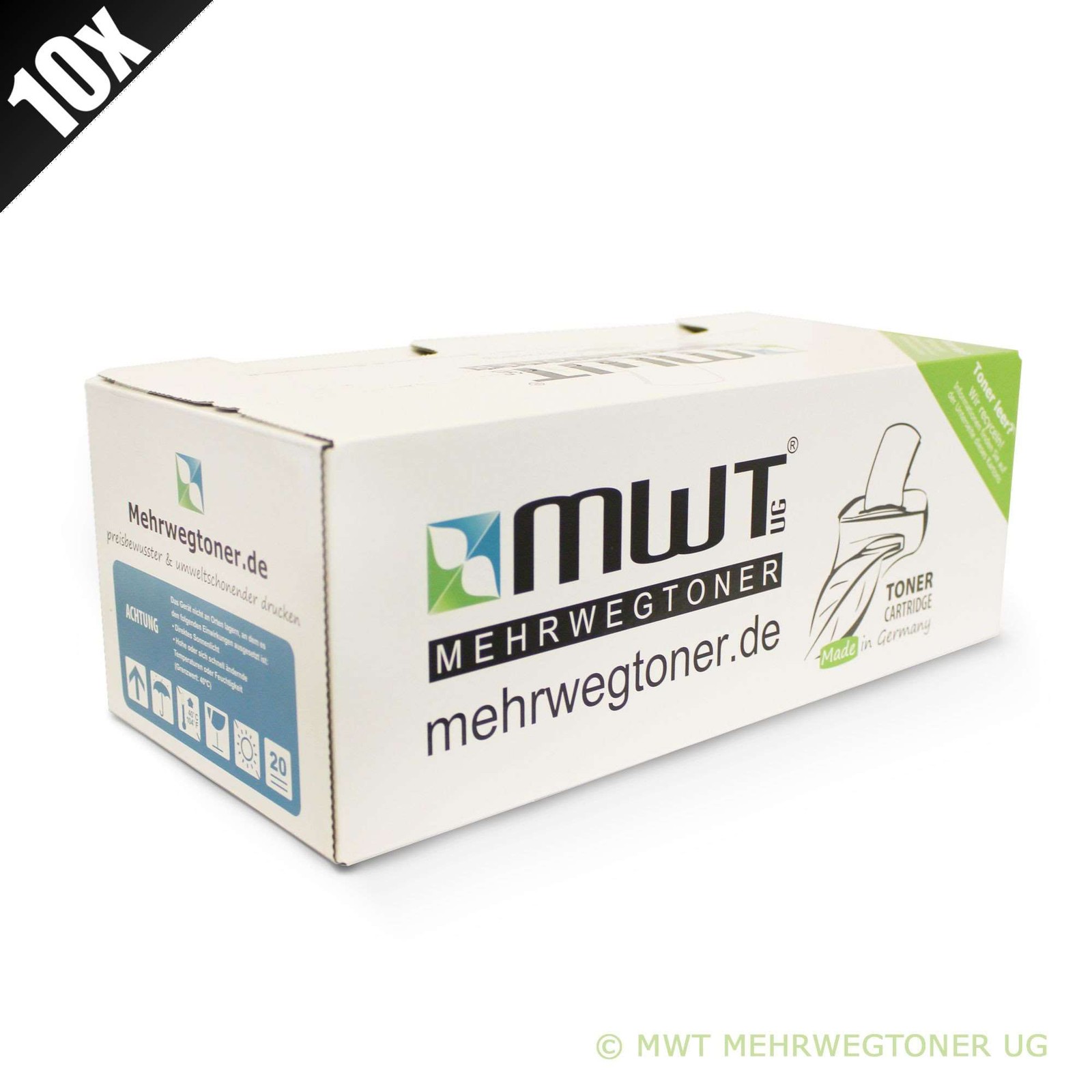 10x MWT ECO Black Compatible HP Laser Toner Cartridge XL 70A Q7570A