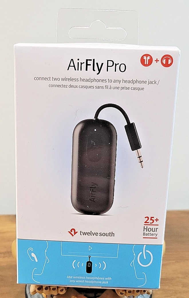 AirFly Pro Bluetooth Transmitter for AirPods/Headphones Black - SEALED NIB