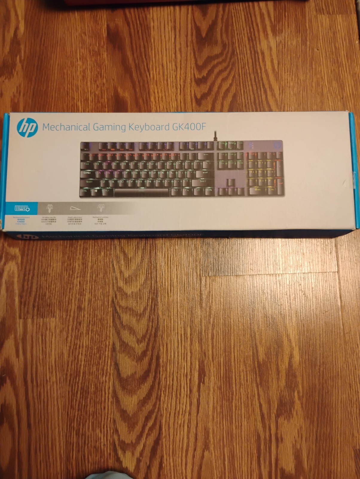 HP Mechanical Gaming Keyboard GK400F RGB Backlit Wired Keyboard