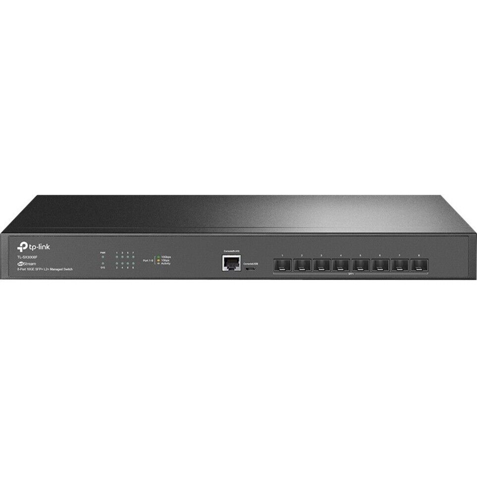 TP-Link TL-SX3008F - JetStream 8-Port 10GE SFP+ L2+ Managed Switch - Limited