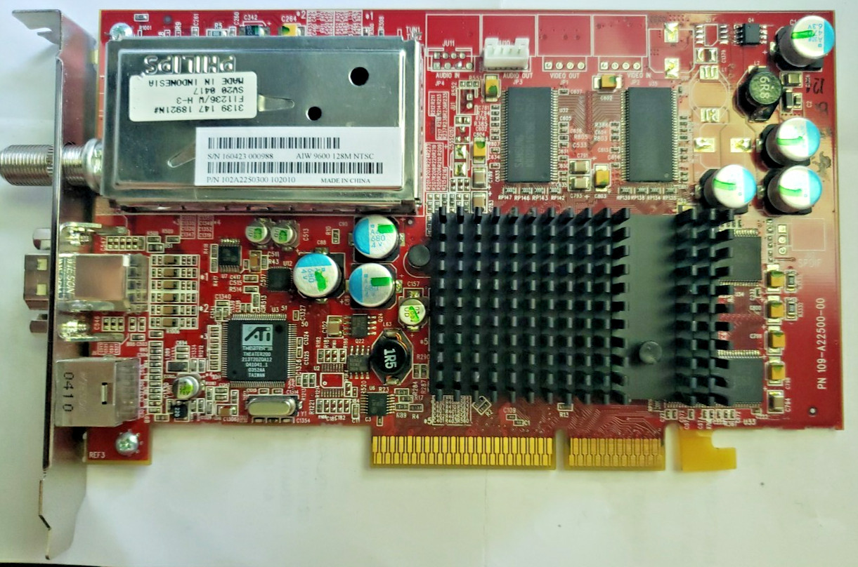 ATI AIW 9600 128M  NTSC  Video Card