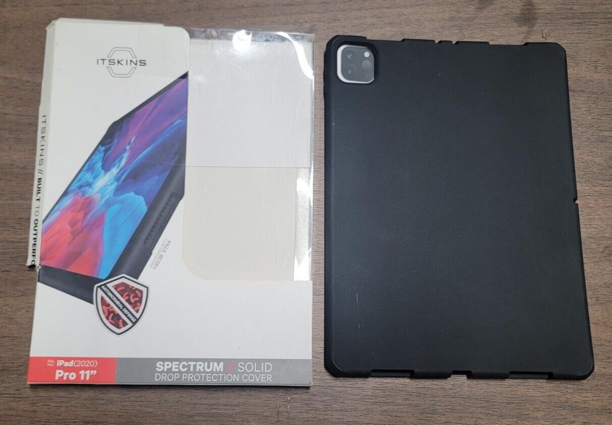 Ends 10/5 11AM PST ITSKINS Spectrum Solid iPad 11" CASE, Black