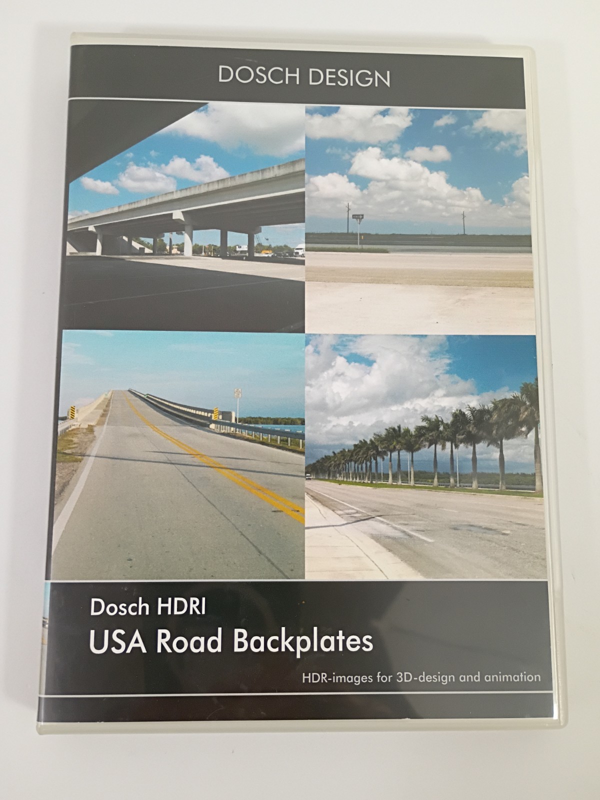 DOSCH HDRI USA ROADS Backplates DVD 3D Design & Animation Images