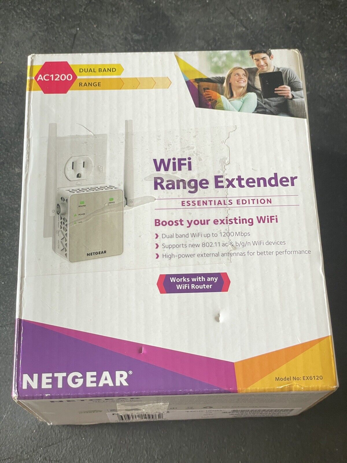 NETGEAR AC1200 Wi-Fi Range Extender - EX6120