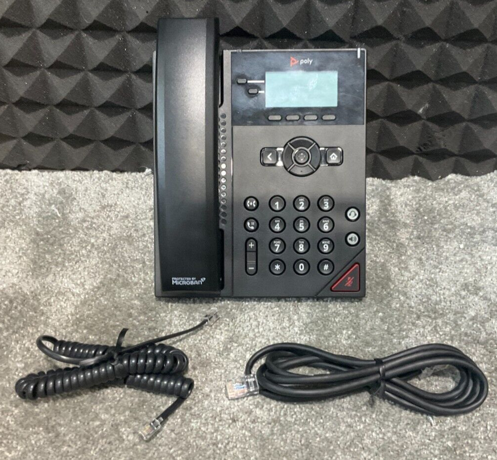 Polycom VVX 150 2-Line Business IP Desk Phone 2200-48810-025 ✅❤️️✅❤️️