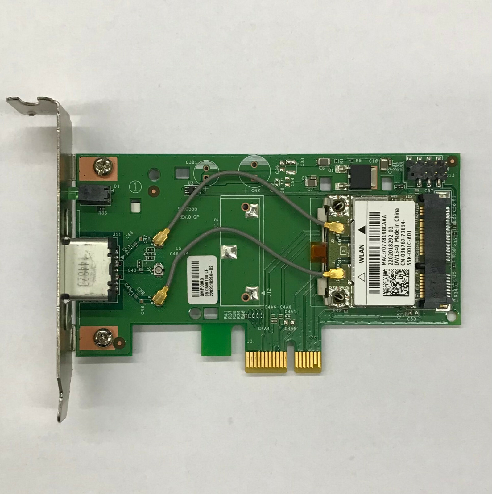 Broadcom BCM943228HM4L PCIe Low Profile Wireless Adapter Card DW1540
