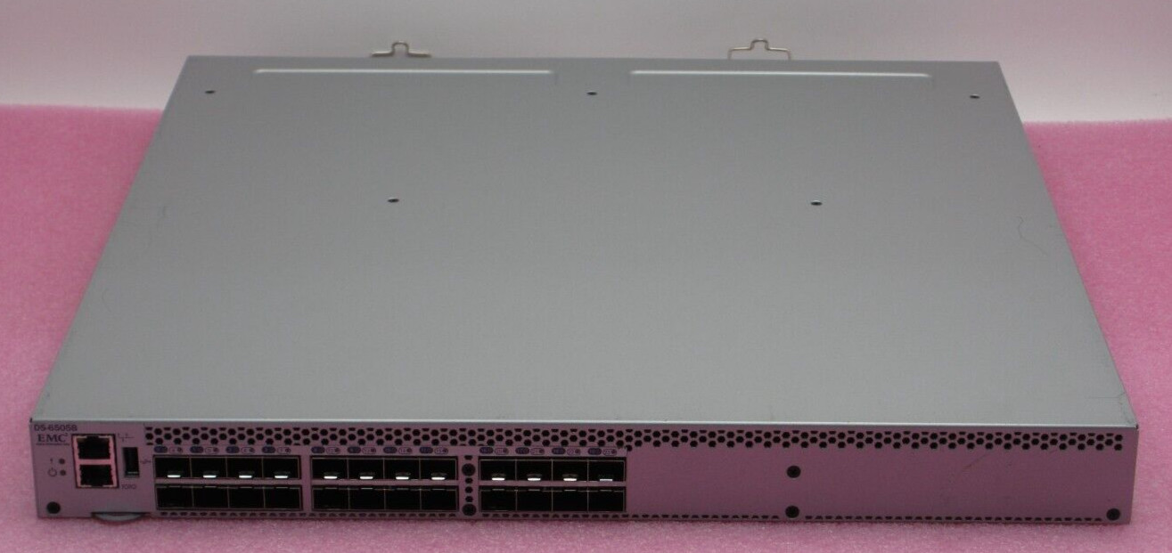 EMC Brocade 6505 24x 16Gb SFP (24-Active) FC SAN Switch EM-6505-12-8G-0R