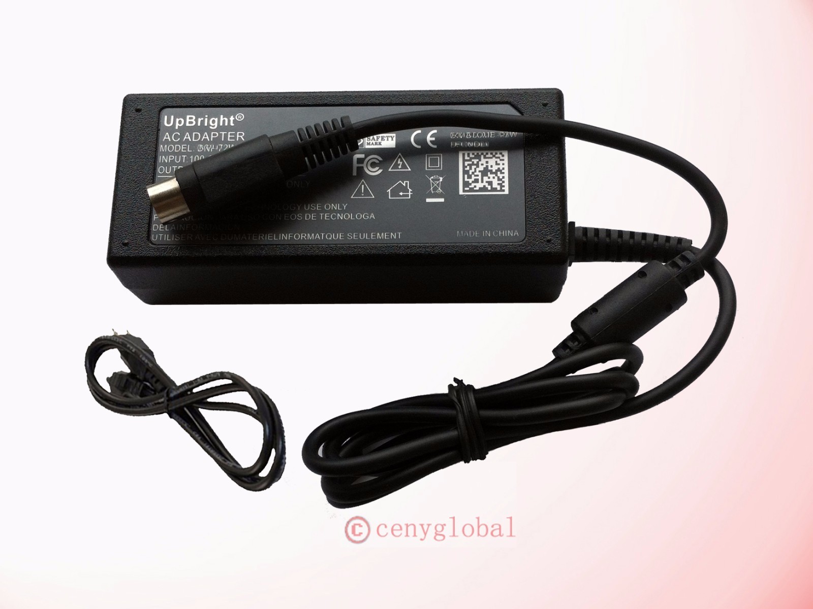 4-Pin 18V AC Adapter For Acer Ferrari F-20 20" LCD Monitor Power Supply Charger