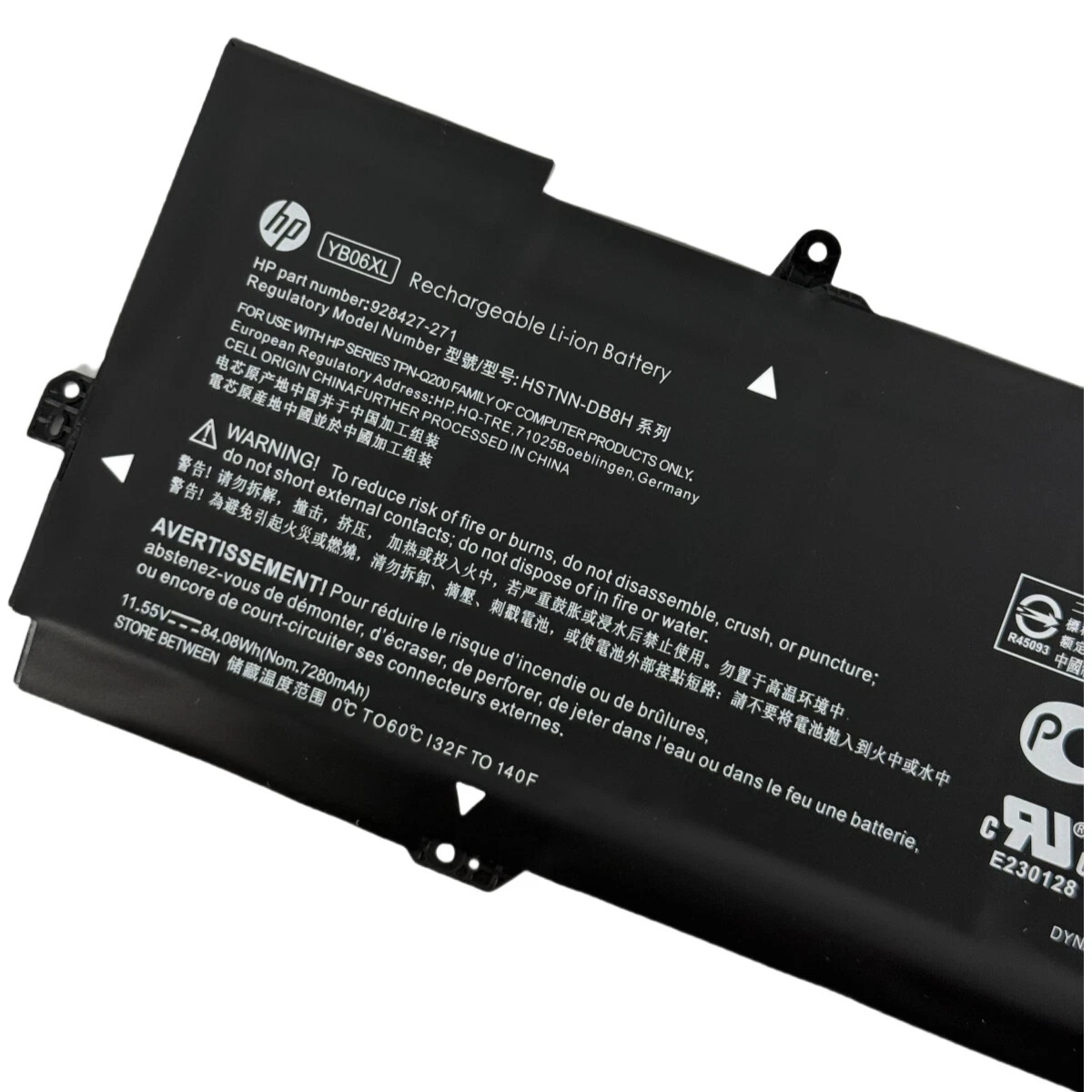 Genuine 84.08Wh YB06XL Battery For HP Spectre X360 Convertible 15-CH 928427-271