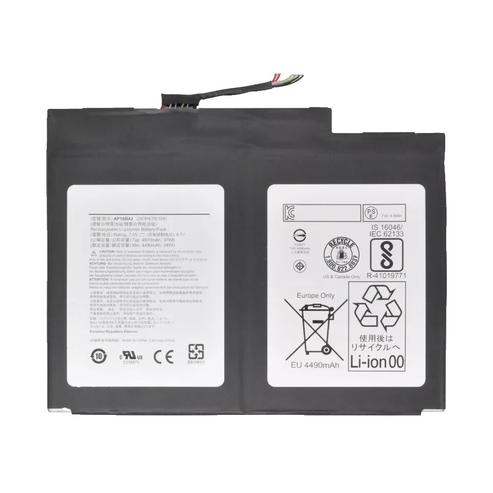 Genuine AP16B4J battery f Acer Aspire Switch Alpha 12 SA5-271-300K SA5-271P-32AA