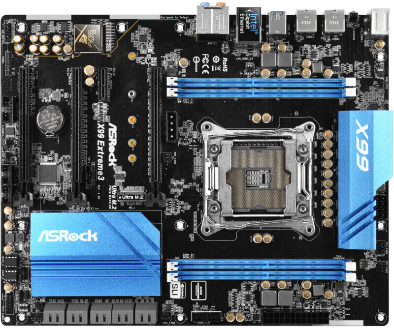 ASROCK X99 Extreme3 Motherboard Intel X99 LGA 2011-3 ATX 4*DDR4 PS/2 USB2.0