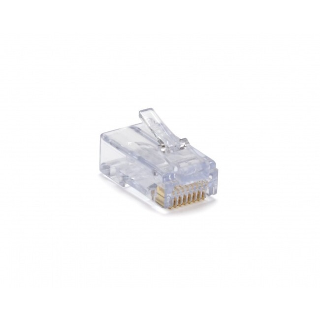 Platinum Tools 100010B Polycarbonate EZ-RJ45 Connector for Cat 6 (100 per Box)