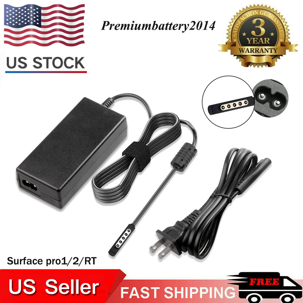 48W AC Adapter Power Supply For Microsoft Surface Pro1/ 2 Charger 1601 1514 1536