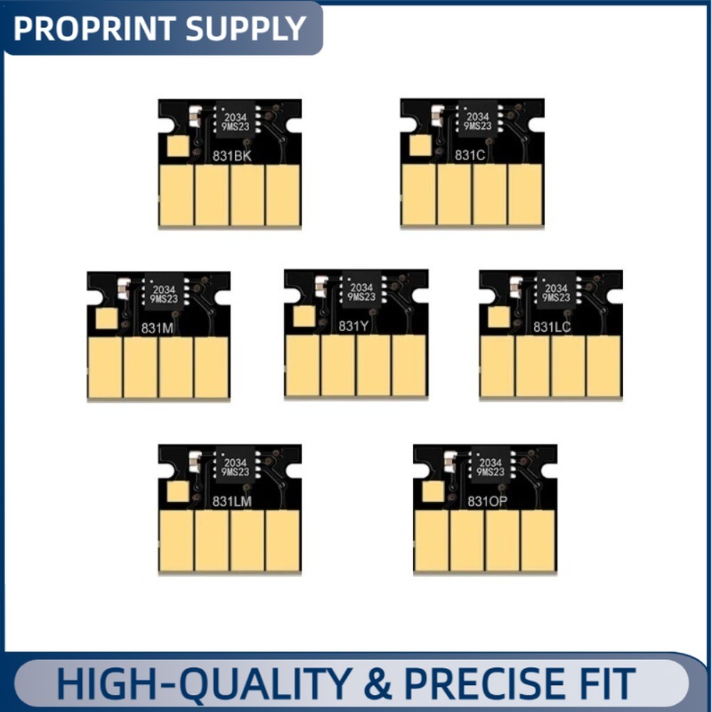 7PC For HP 831 Ink Cartridge Chip For HP Latex 110 115 310 315 330 335 360 365