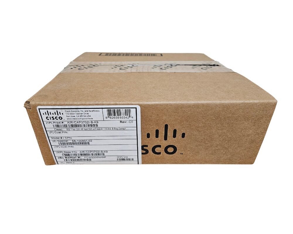 Cisco AIR-CAP3702I-B-K9 Aironet 3702I Dual Band Access Point