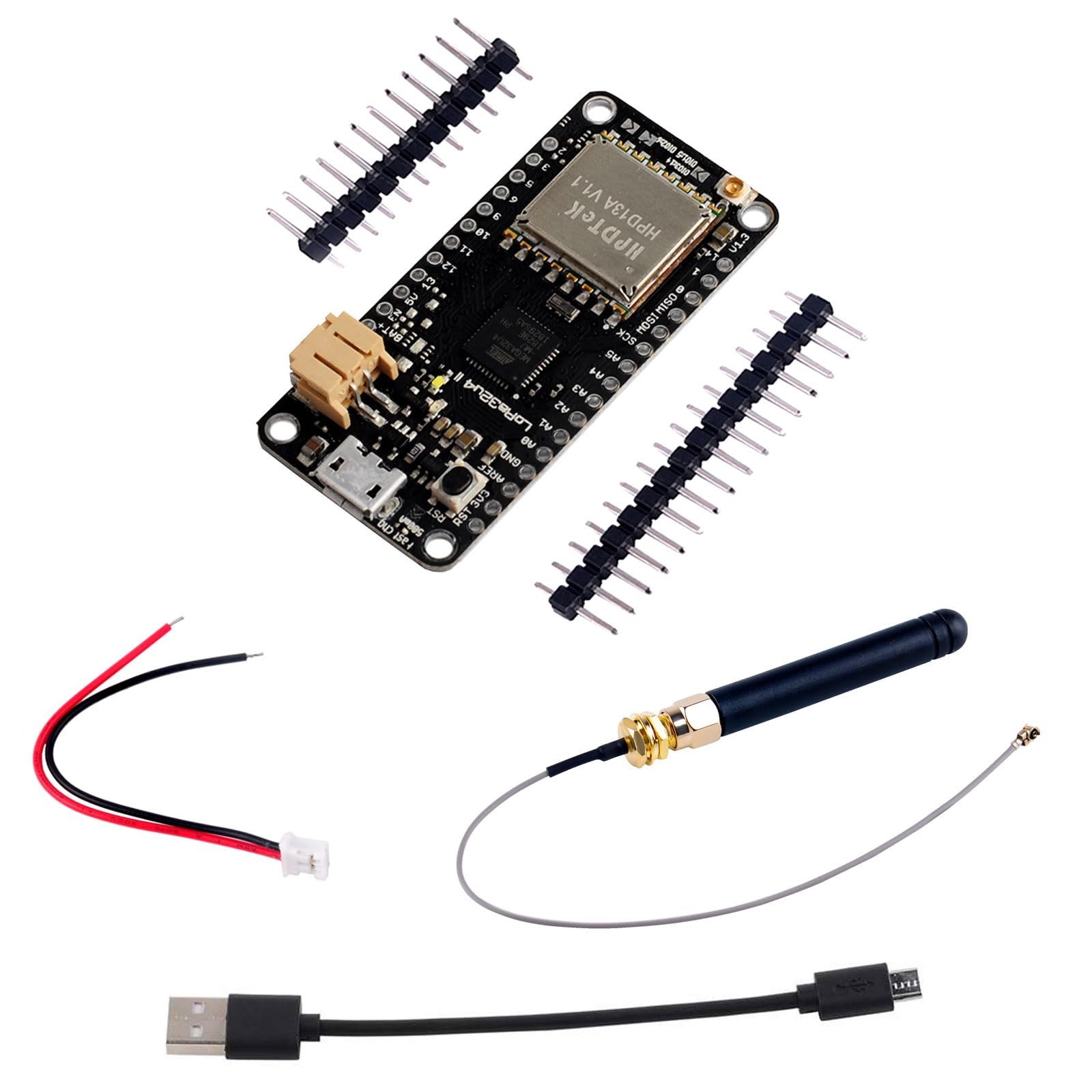 LoRa32u4 II Development Board Atmega/328 SX1276 HPD13 Module 915MHz Antenna