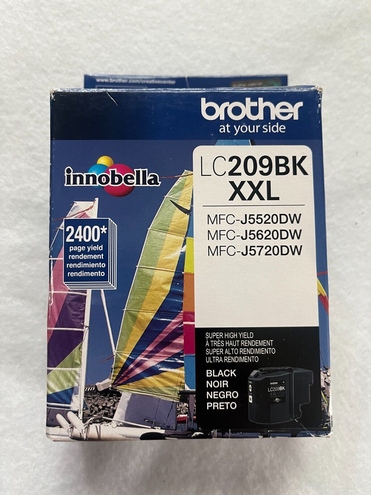 NIB Brother LC209BK XXL Black Ink Cartridge