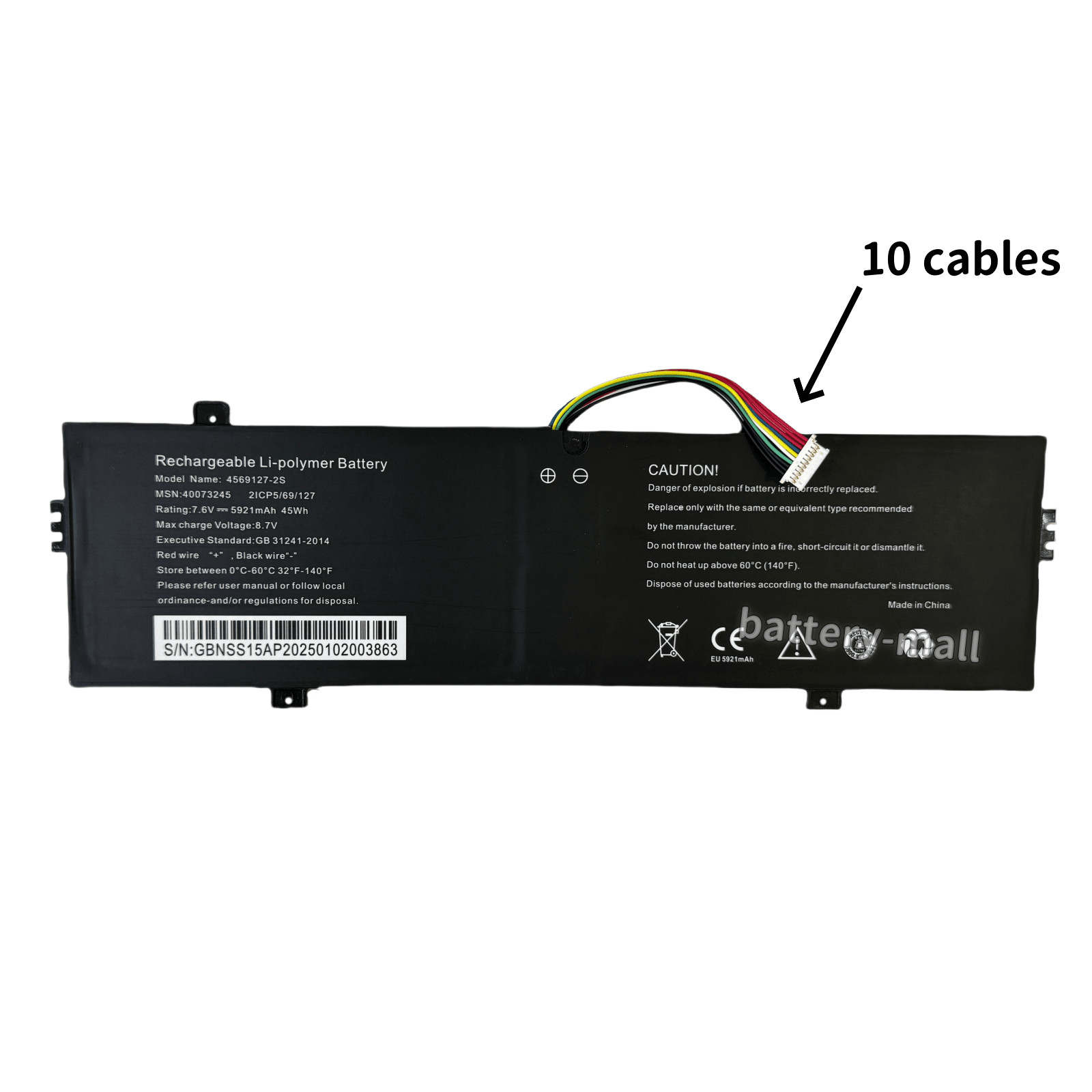 New   4569127-2S Battery for MEDION e14301 e15302 e15301 MD63540 MD63450