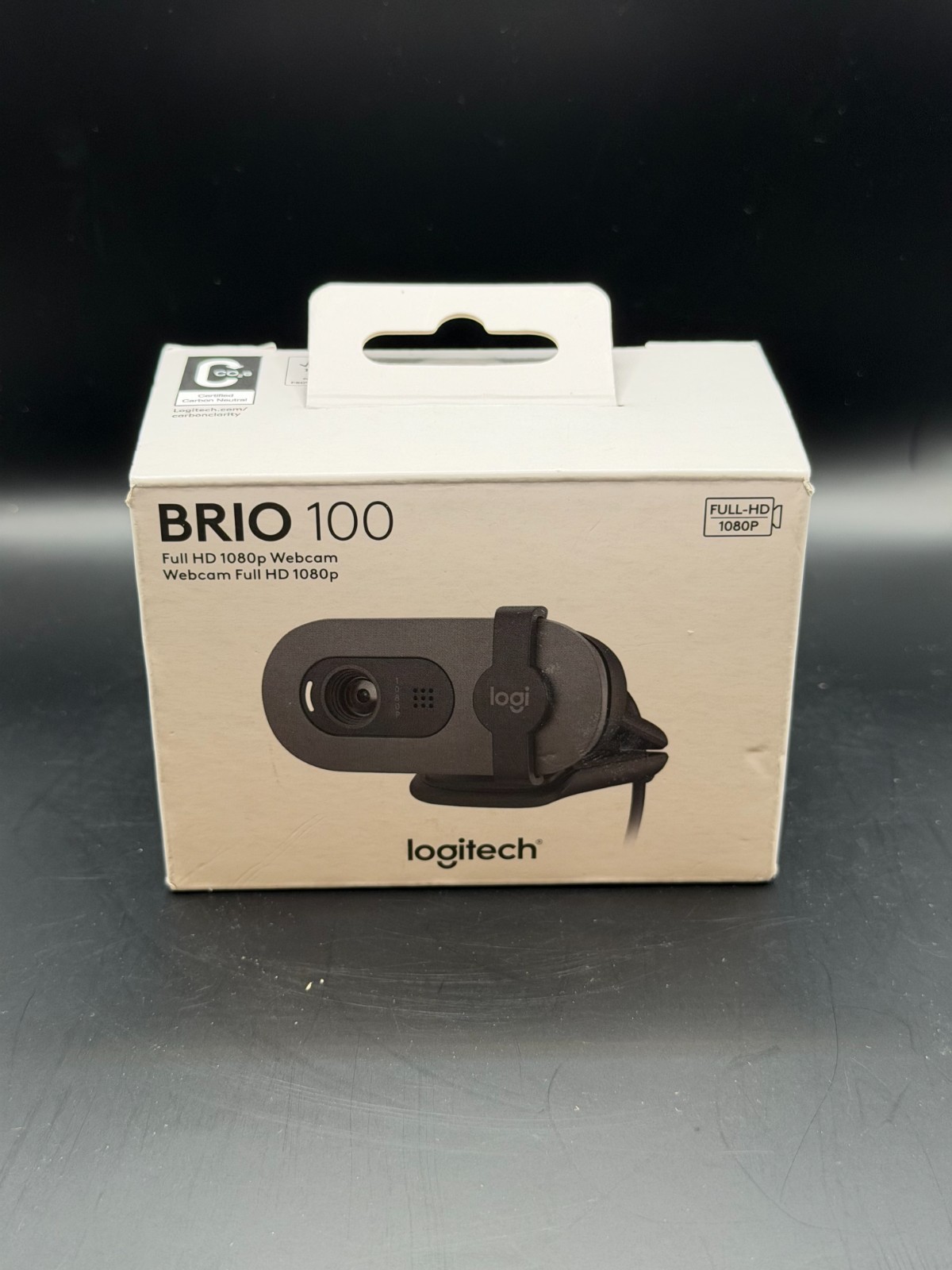 Logitech Brio 100 1080p Full HD Webcam for Meetings and Streaming - Graphite