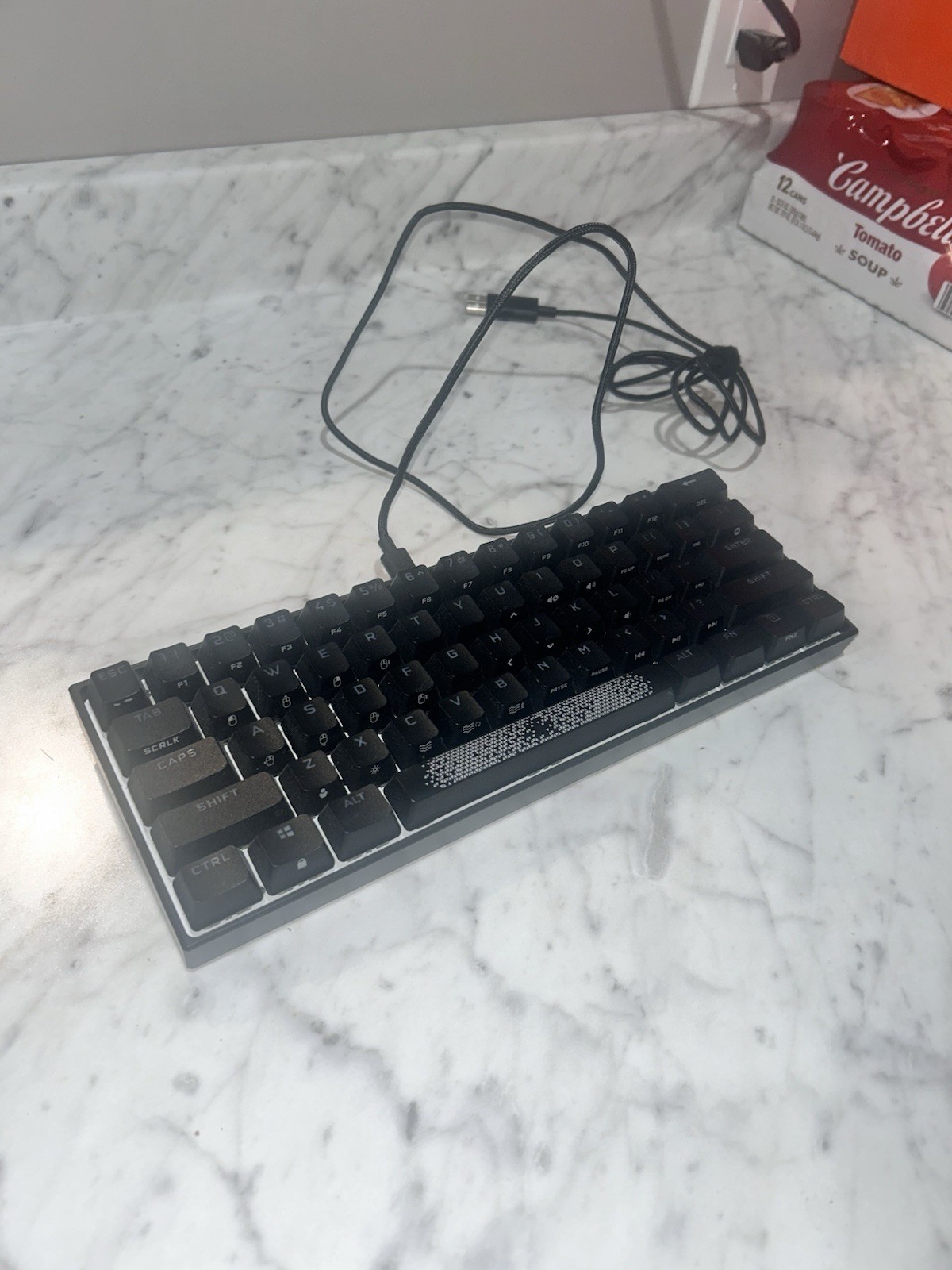 Corsair K65 RGB MINI 60% Mechanical Gaming Keyboard -Comes With USB-C Cable