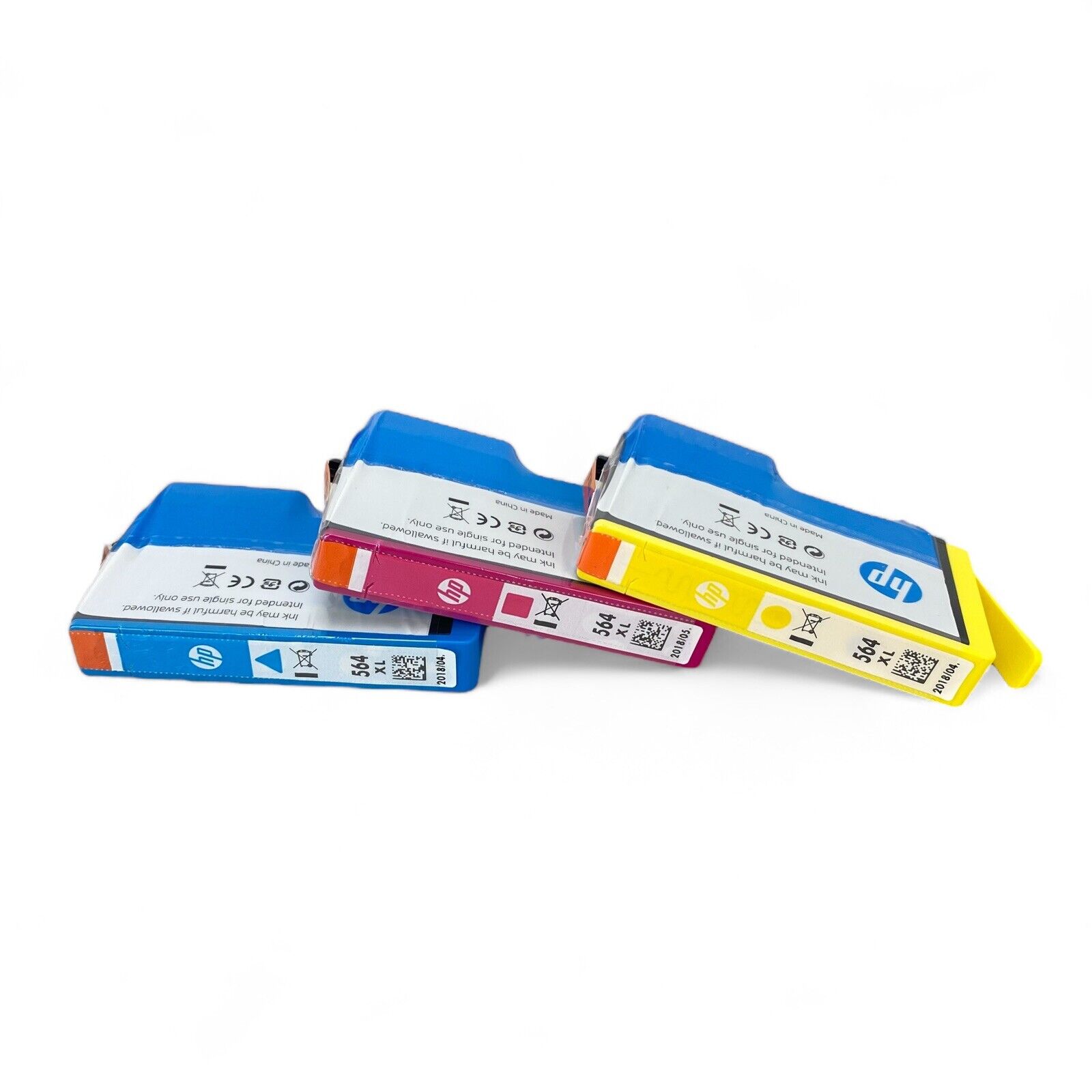 HP 564 Combo Pack Yellow Cyan Magenta Ink Cartridges - Expired 4/2018