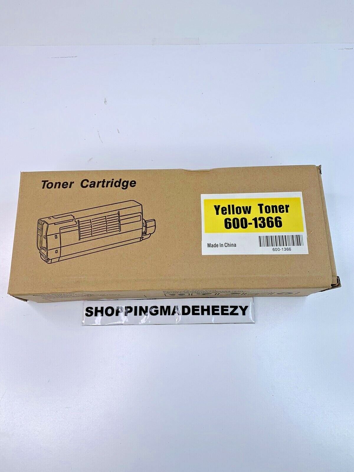 New iSys EDGE 850 Yellow Toner Cartridge 600-1366 Geniune Sealed