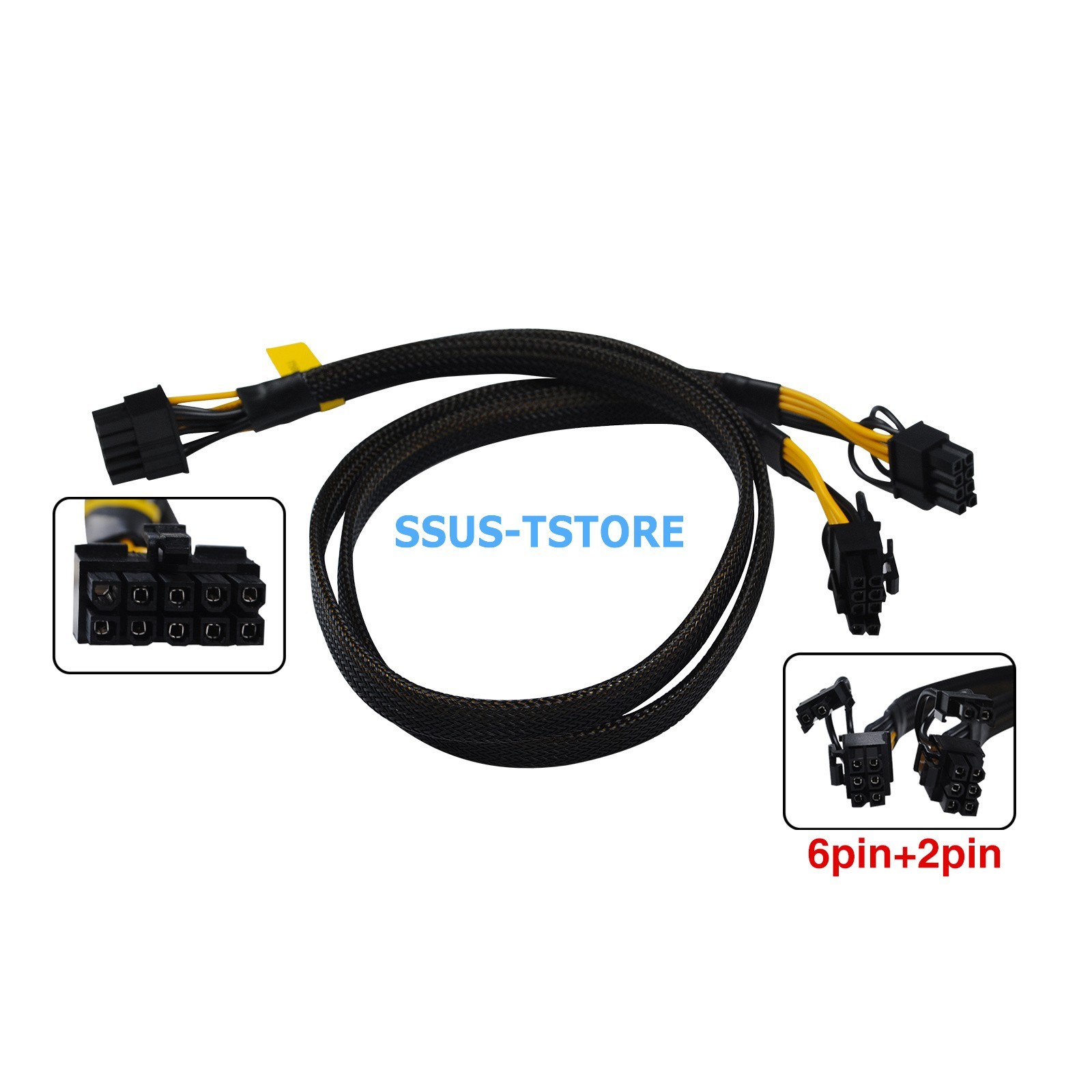 10 Pin to Dual 8 Pin (6+2) GPU Power Cable for DELL Precision 5820 T5820