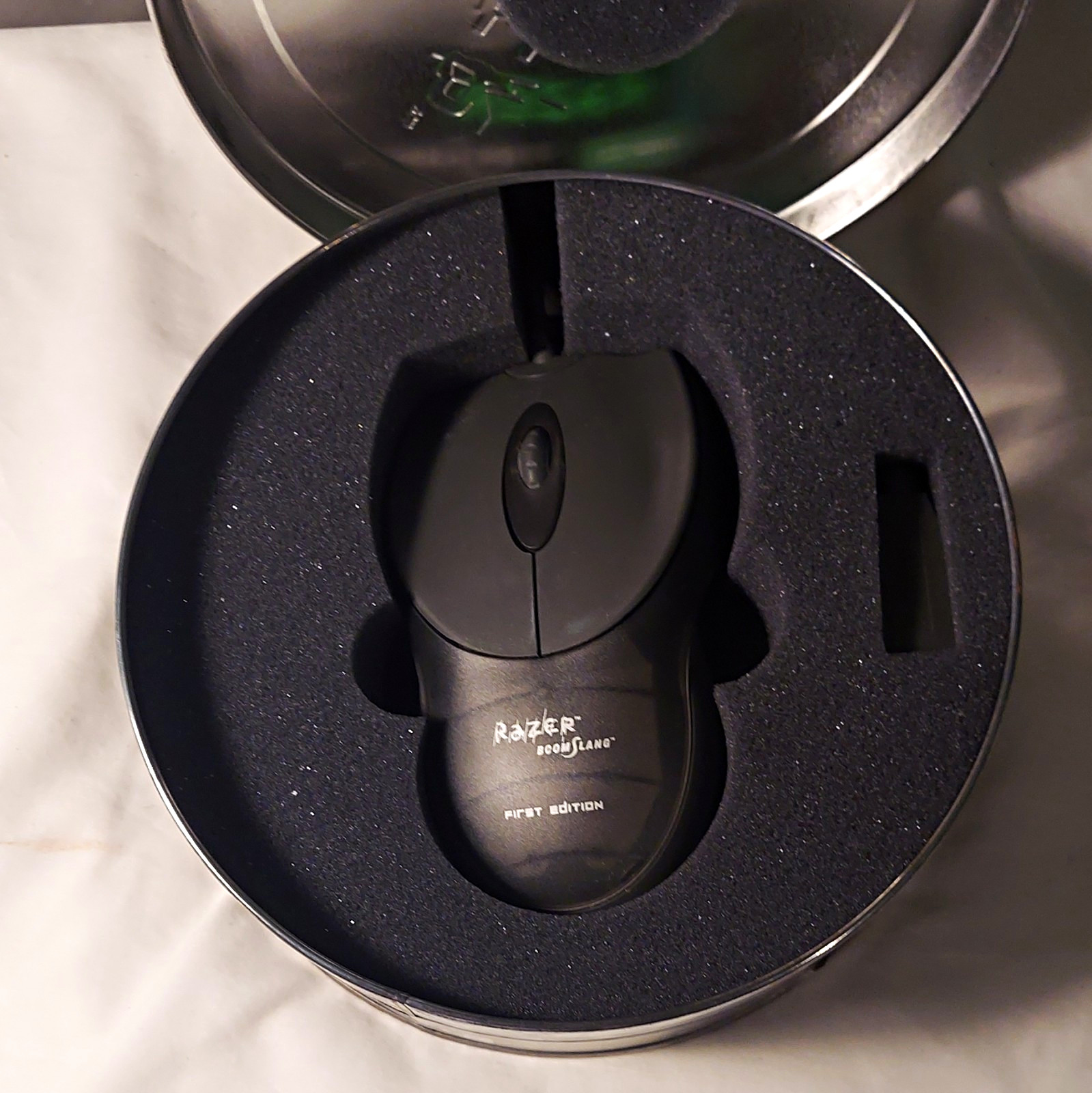 Razer Boomslang 1000 First Edition Wired USB Mouse 3000 DPI w/ Tin Case