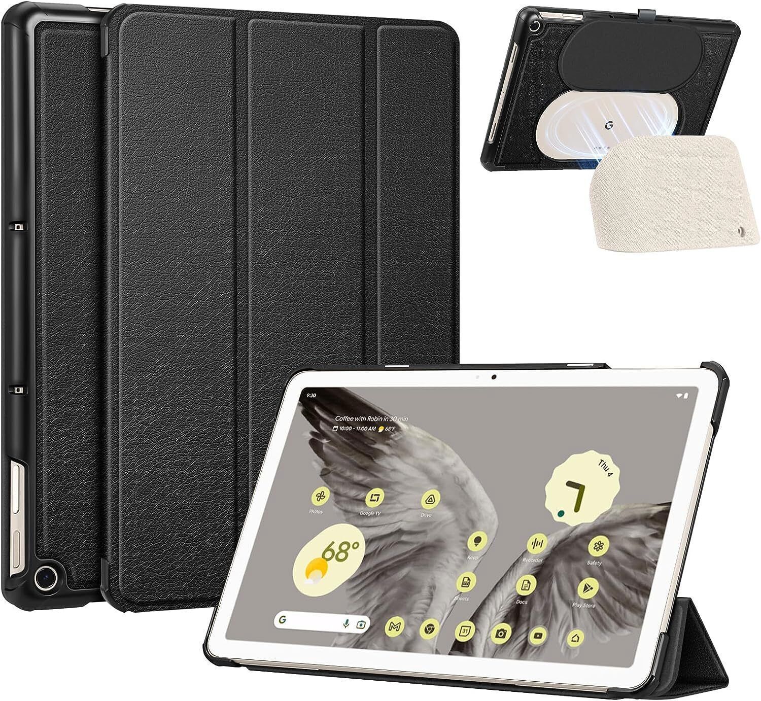 For Google Pixel Tablet 11" 2023 Slim Case Hard Back Shell Tri-Fold Stand Cover
