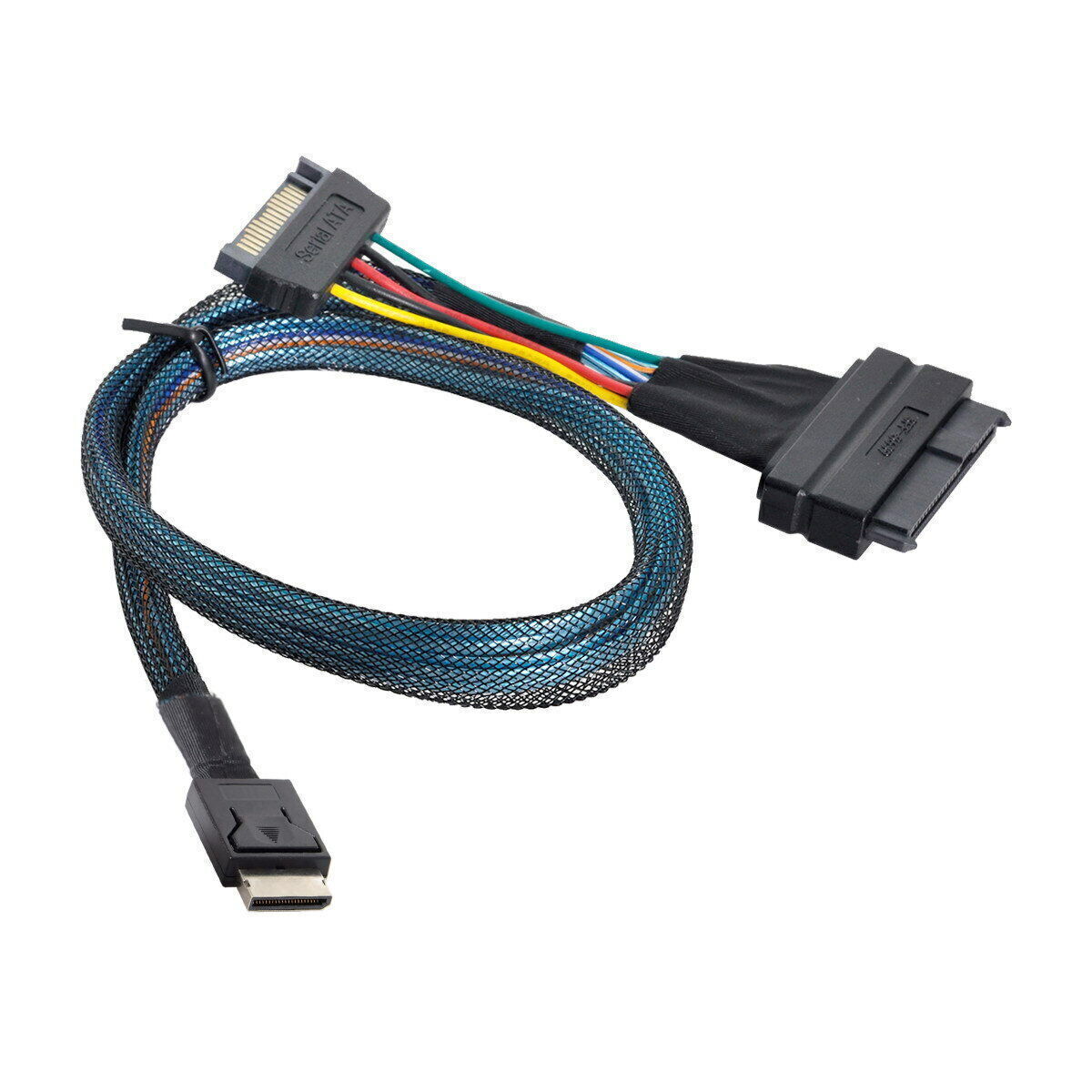Oculink SFF-8611 to U.2 U.3 SFF-8639 NVME PCIe PCI-Express SSD Cable for SSD