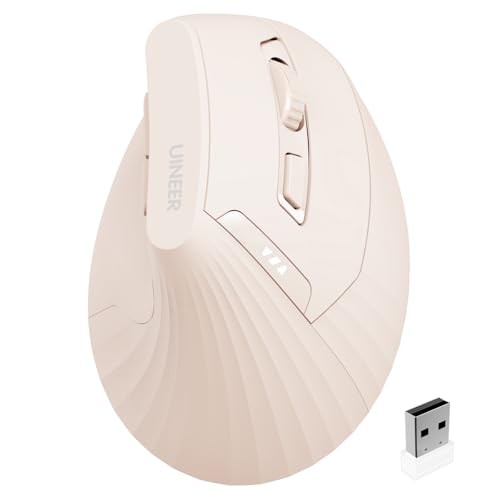 Vertical Wireless Mouse Rechargeable Ergonomic Mouse 2.4G Wireless Optical