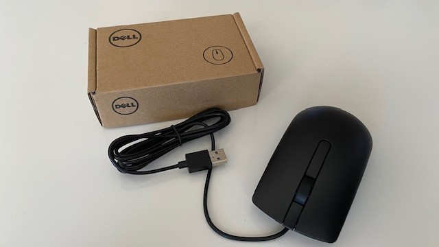 OEM DELL Mouse USB Wired MS116p Black With Scroll -New