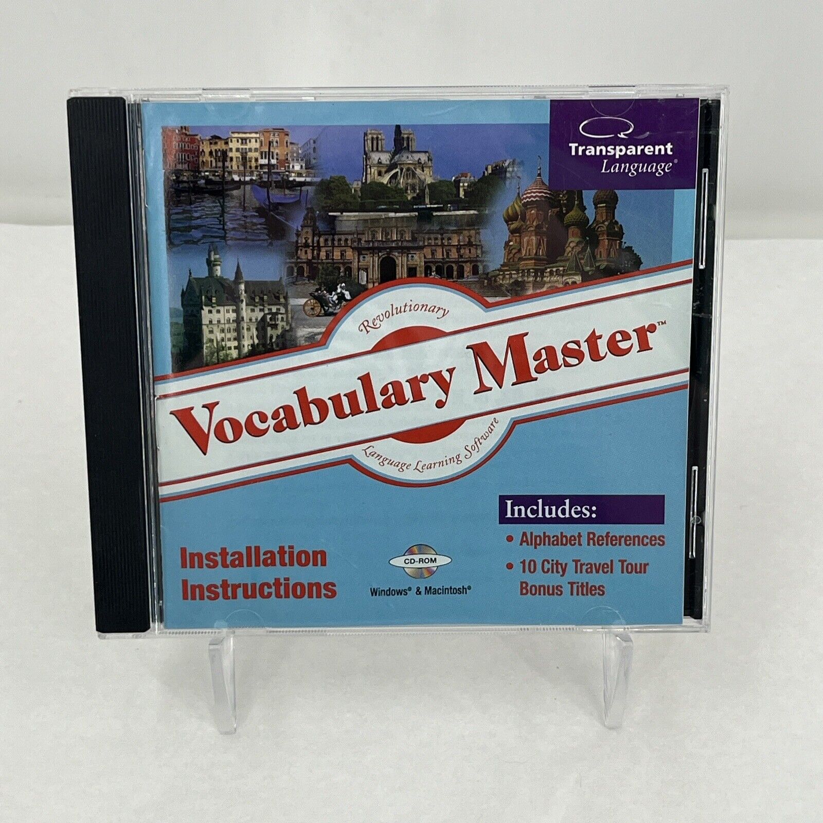 Vocabulary Master : Revolutionary Language Learning Software (CD-ROM, 1998)￼