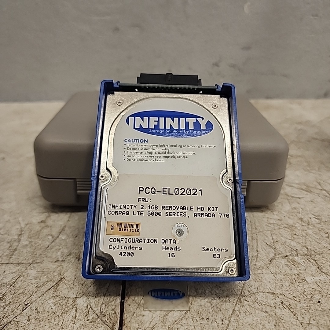 Infinity 2.1GB Removable Hard Drive Kit for Compaq LTE 5000 Series / Armada 770