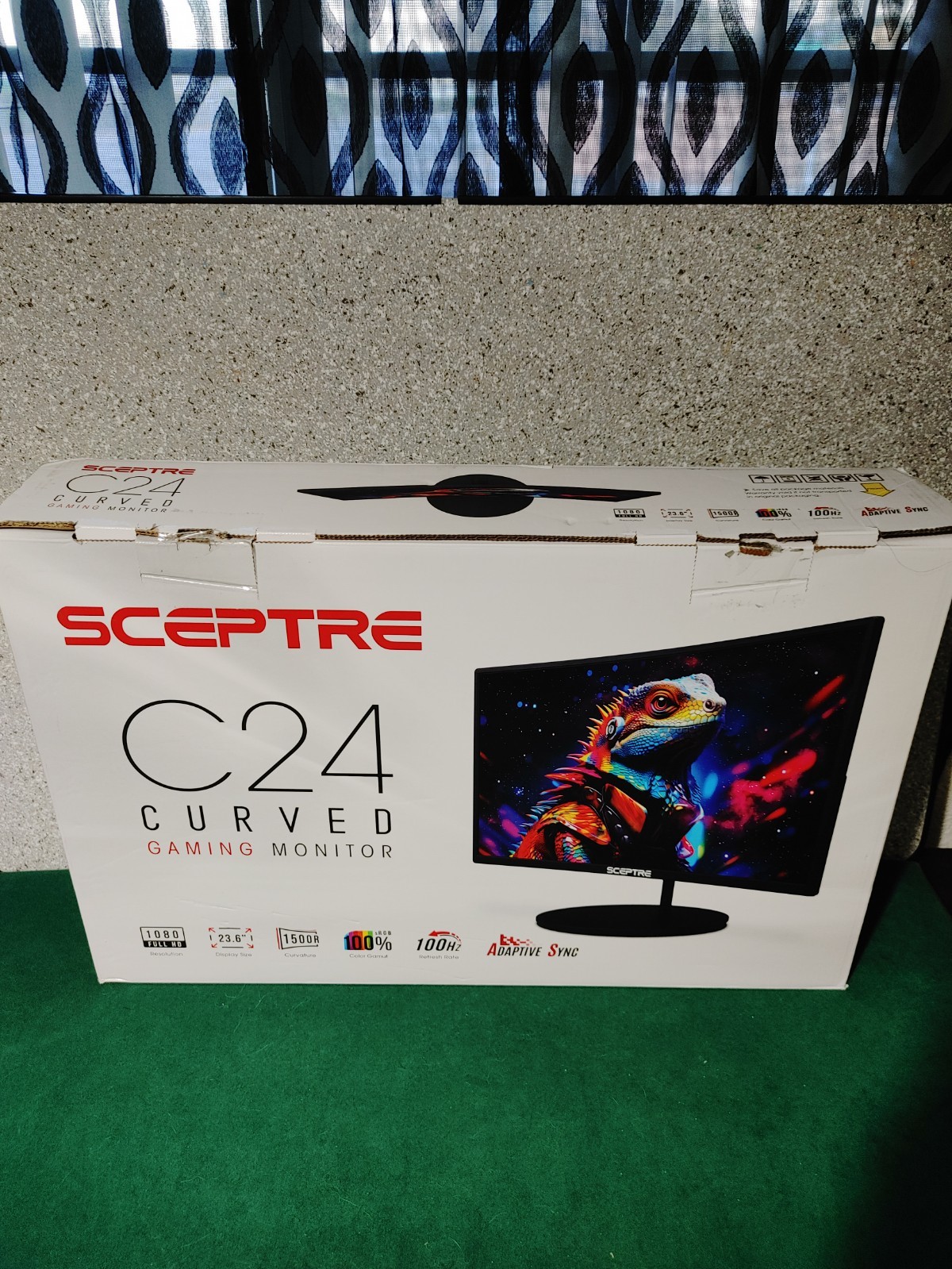 Sceptre Curved Gaming Monitor 24" 1920 x 1080 100Hz 8ms LCD (C248W-1920RN) Black