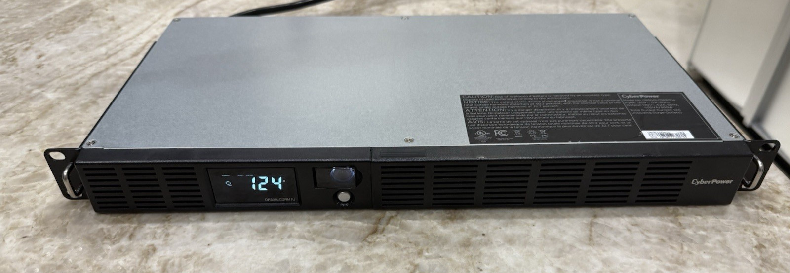 CyberPower OR500LCDRM1Ua 1U UPS System OR500 Battery Backup