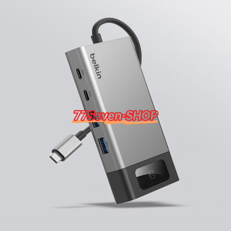 Belkin 8-Port USB-C Hub Dual HDMI Ethernet MacBook Adapter INC027