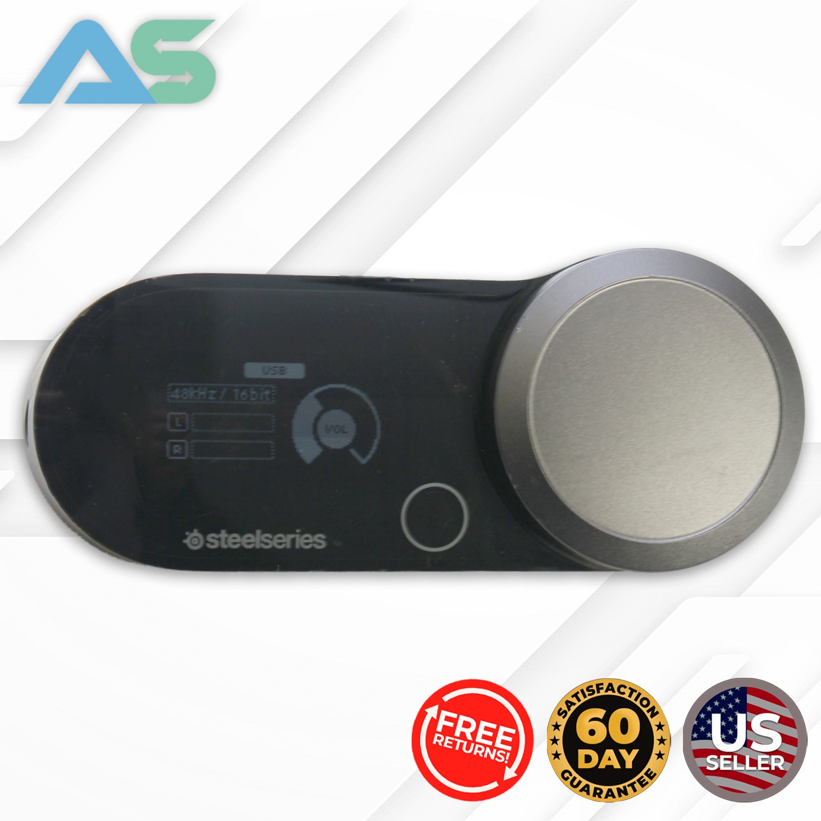 SteelSeries GameDAC Gen 2 SC-00008 High-Res Audio DAC Amplifier OLED Display