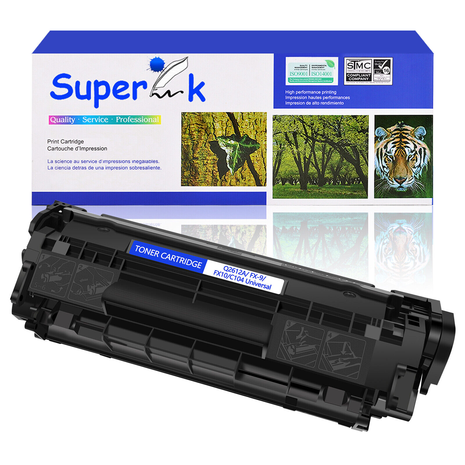 12A Black Laser Toner Cartridge For HP Q2612A Laserjet 1012 3030 1018 1020 LOT