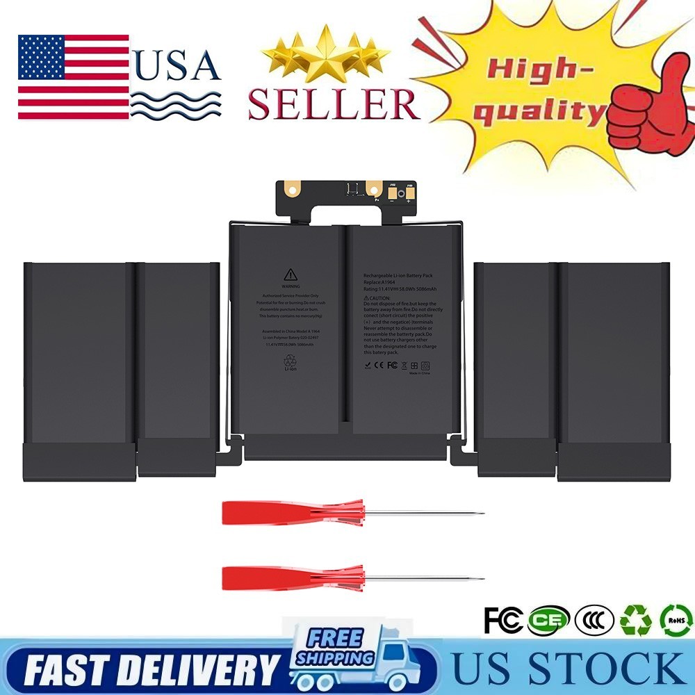 LOT A1964 A1989 Battery for Apple MacBook Pro 13"A1989 Mid 2018 2019 A2251 2020