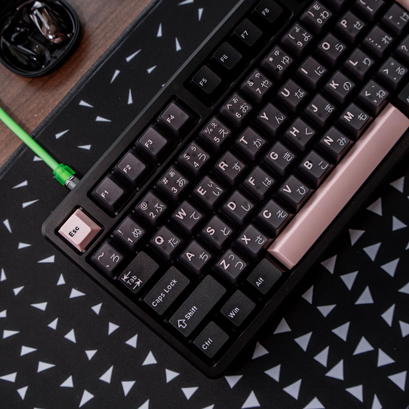 164 Key PBT Doubleshot Translucent Cherry Profile Keycap Set Fits 61/64/87/104