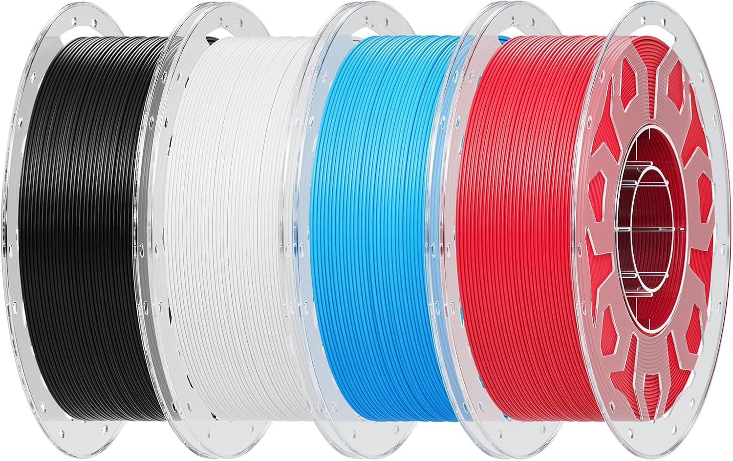 PLA Filament 1.75Mm Bundle 4 Kg, 3D Printer Filament Multicolor, Enhanced Toughn
