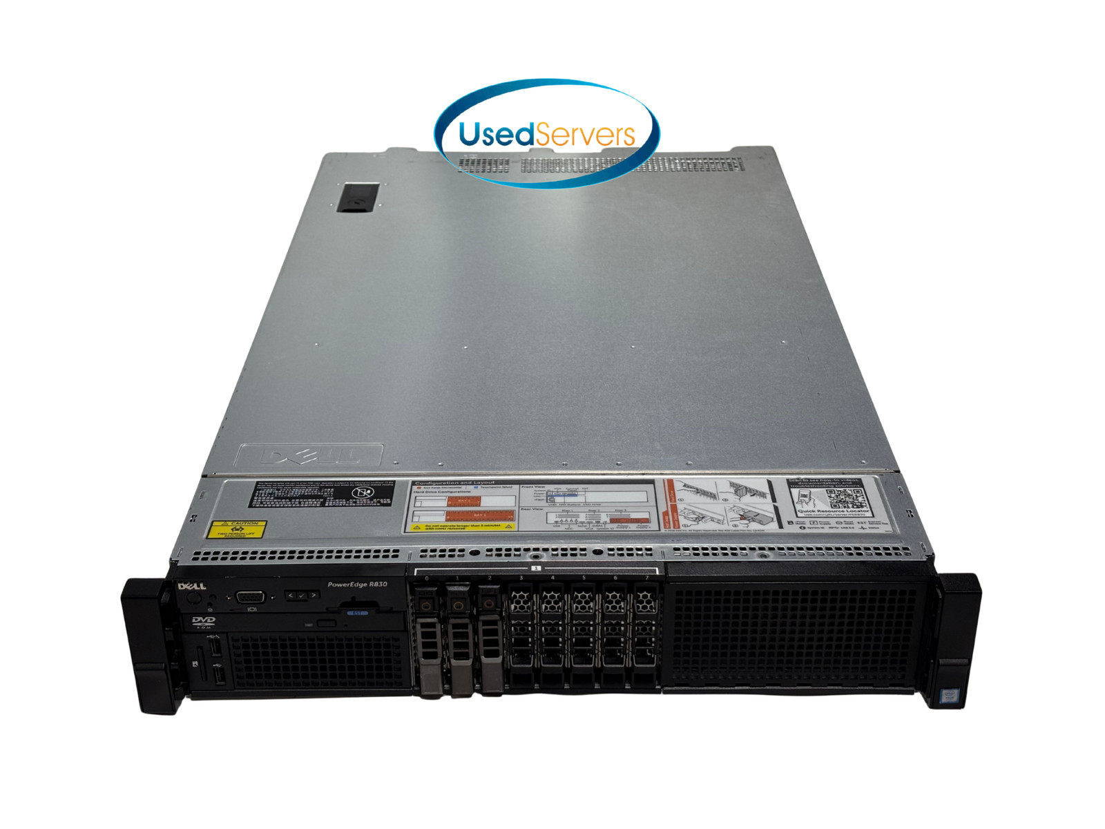 Poweredge R830 8SFF 4x E5-4610v4 1.8GHZ=40Cores NO RAM 3x 1.8TB 12G H730P