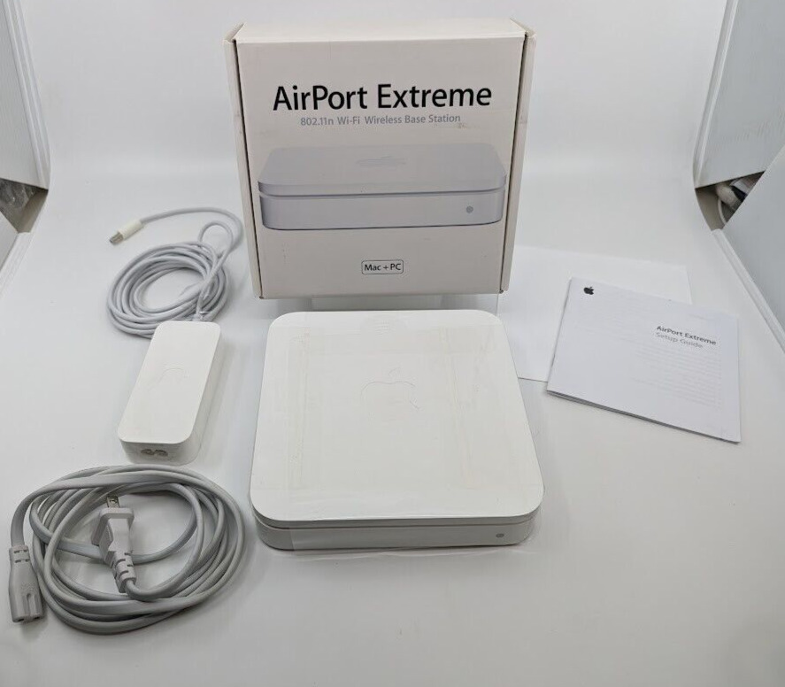 APPLE Wireless A1143 AirPort Express Wi-Fi Router Base Station Extreme MB053LL/A